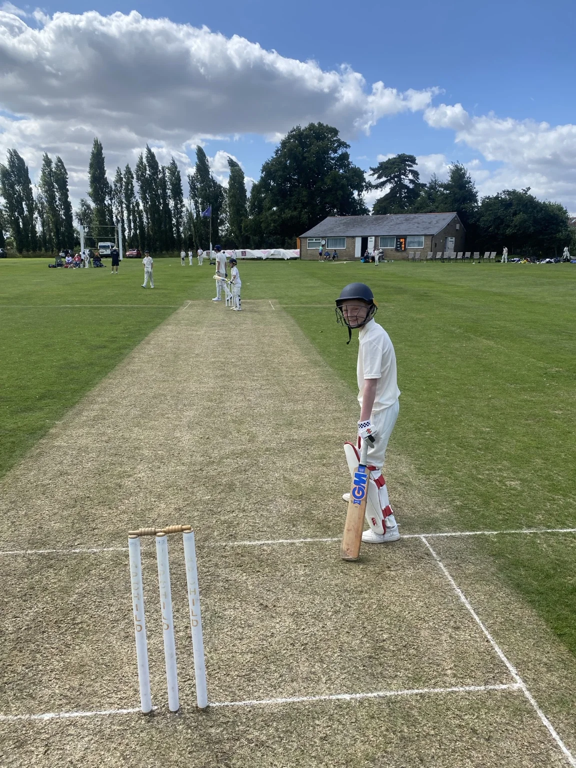 Young DG Cricket players together on match day